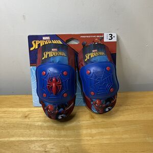 BELL Marvel Spiderman Protective Gear Knee & Elbow Pads & Bicycle Skate Ages 3+